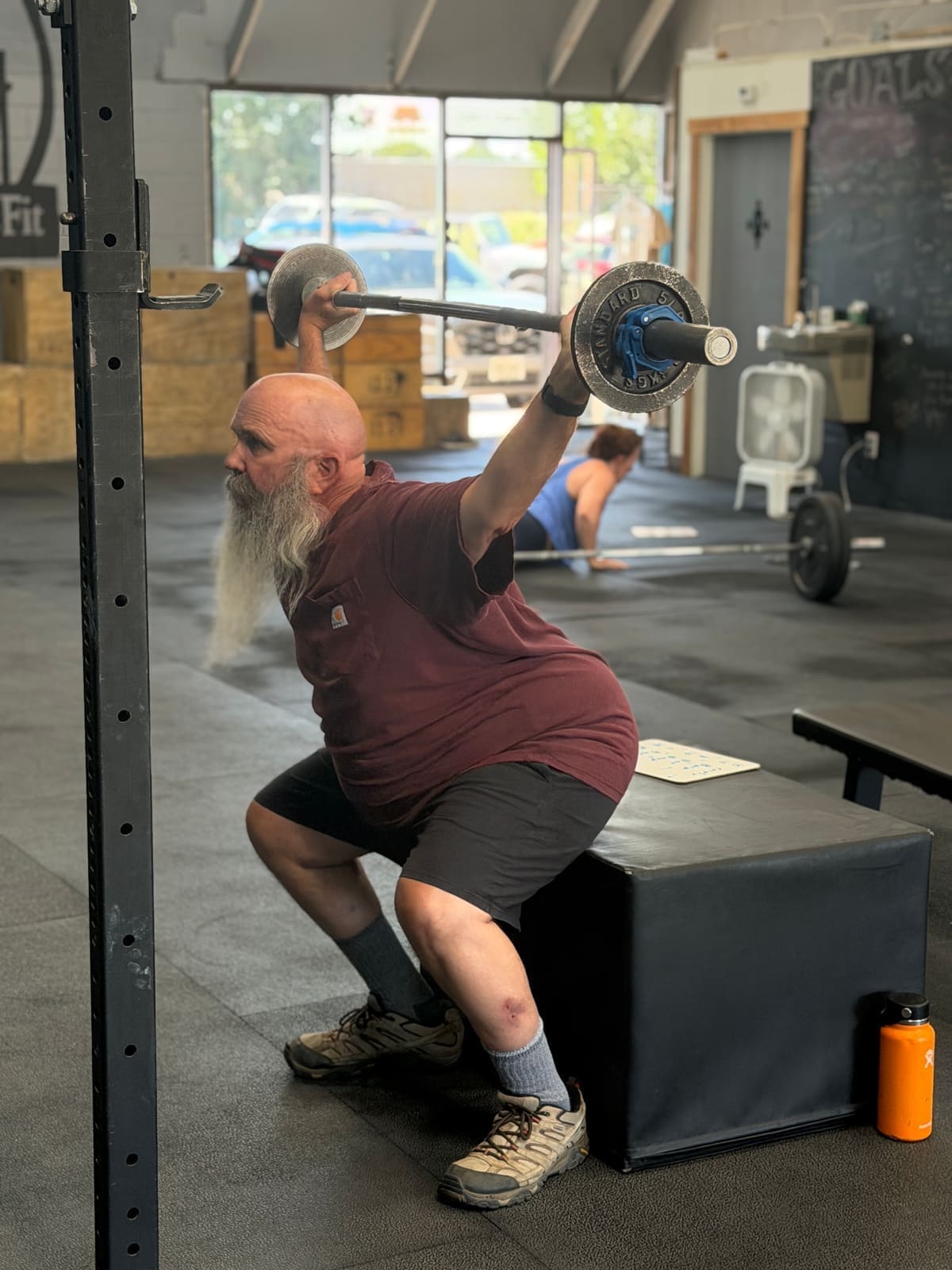 Coached training session at Bird Dog CrossFit near Parker