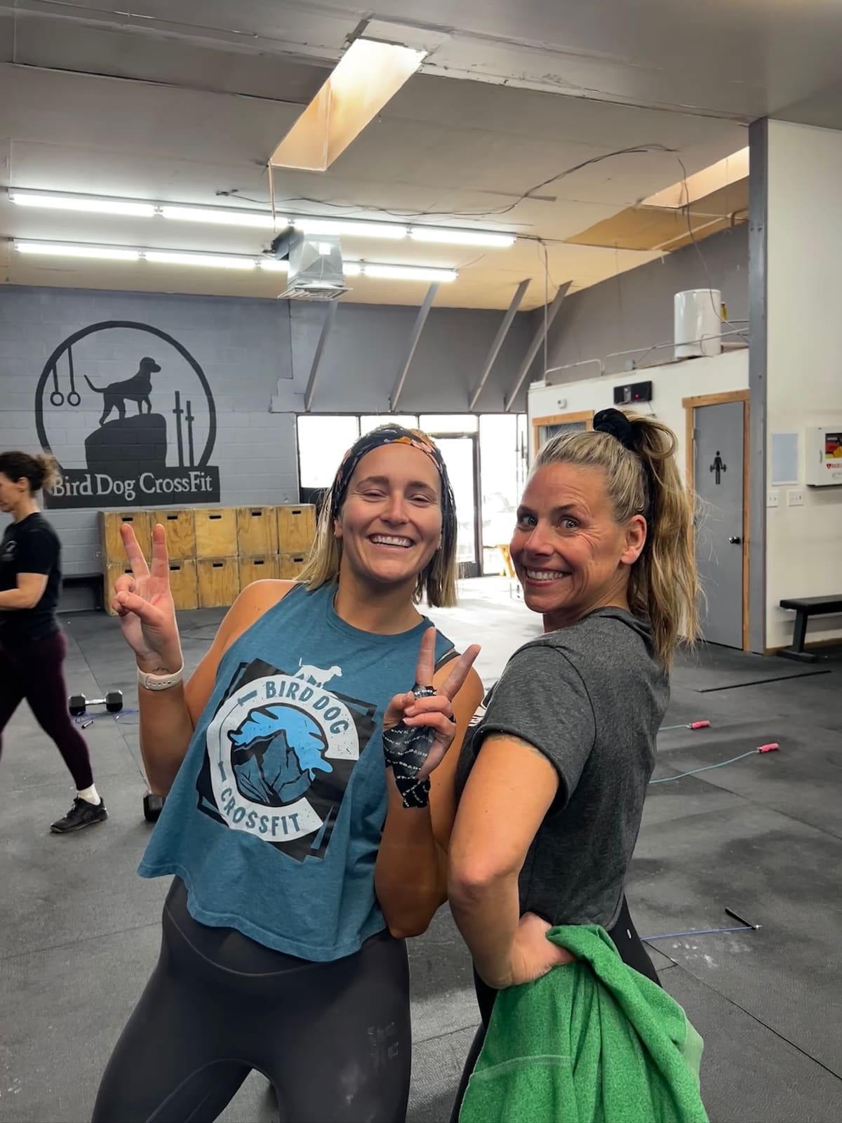 Olympic weightlifting practice at Bird Dog CrossFit in Castle Rock